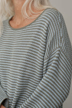 The Cotton Knit Stripe Sweater