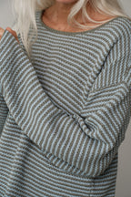 The Cotton Knit Stripe Sweater
