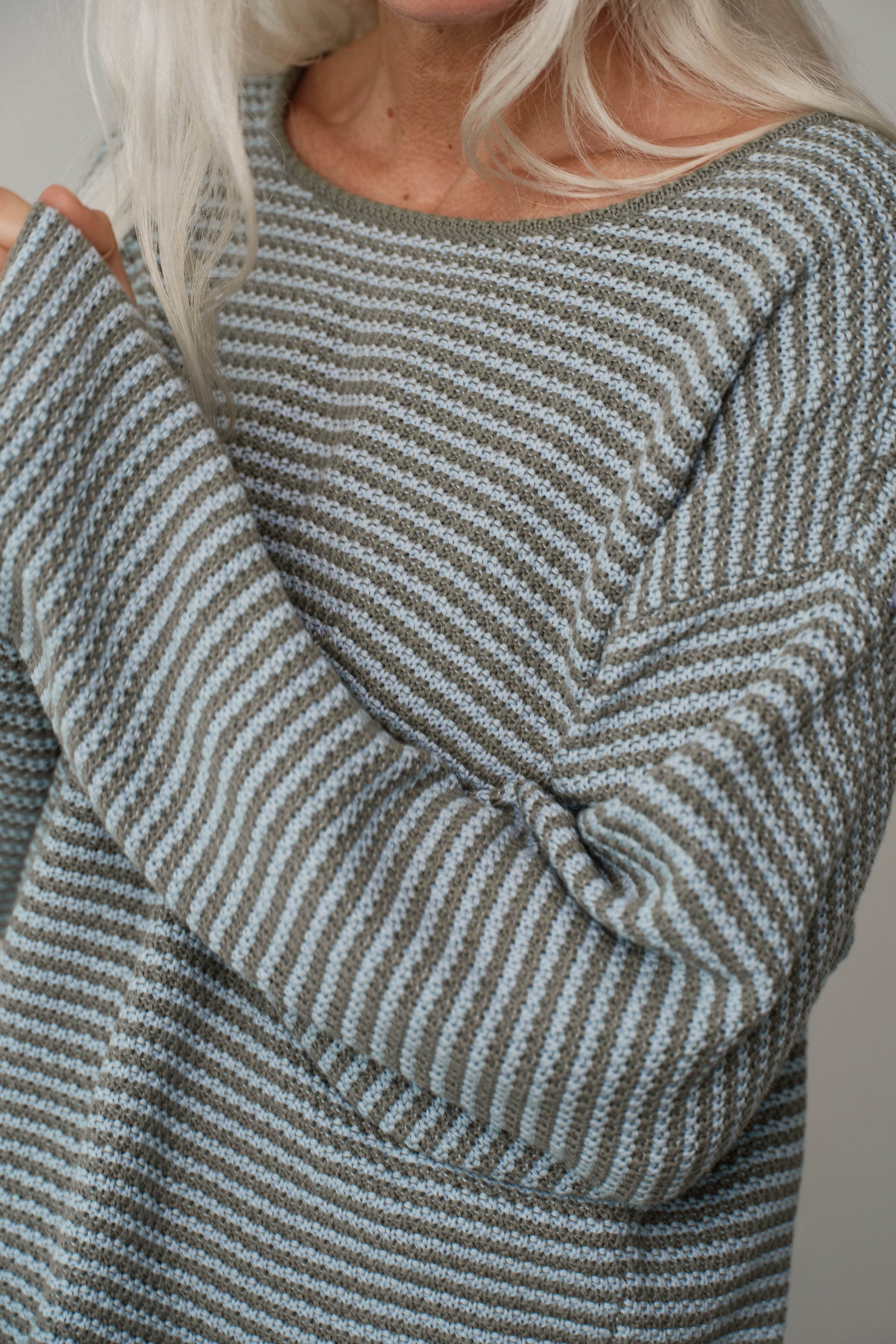 The Cotton Knit Stripe Sweater
