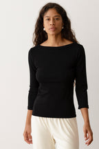 The Baby Rib Boat Neck