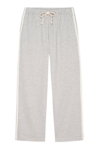 The Eco-Terry Stripe Crop Pant