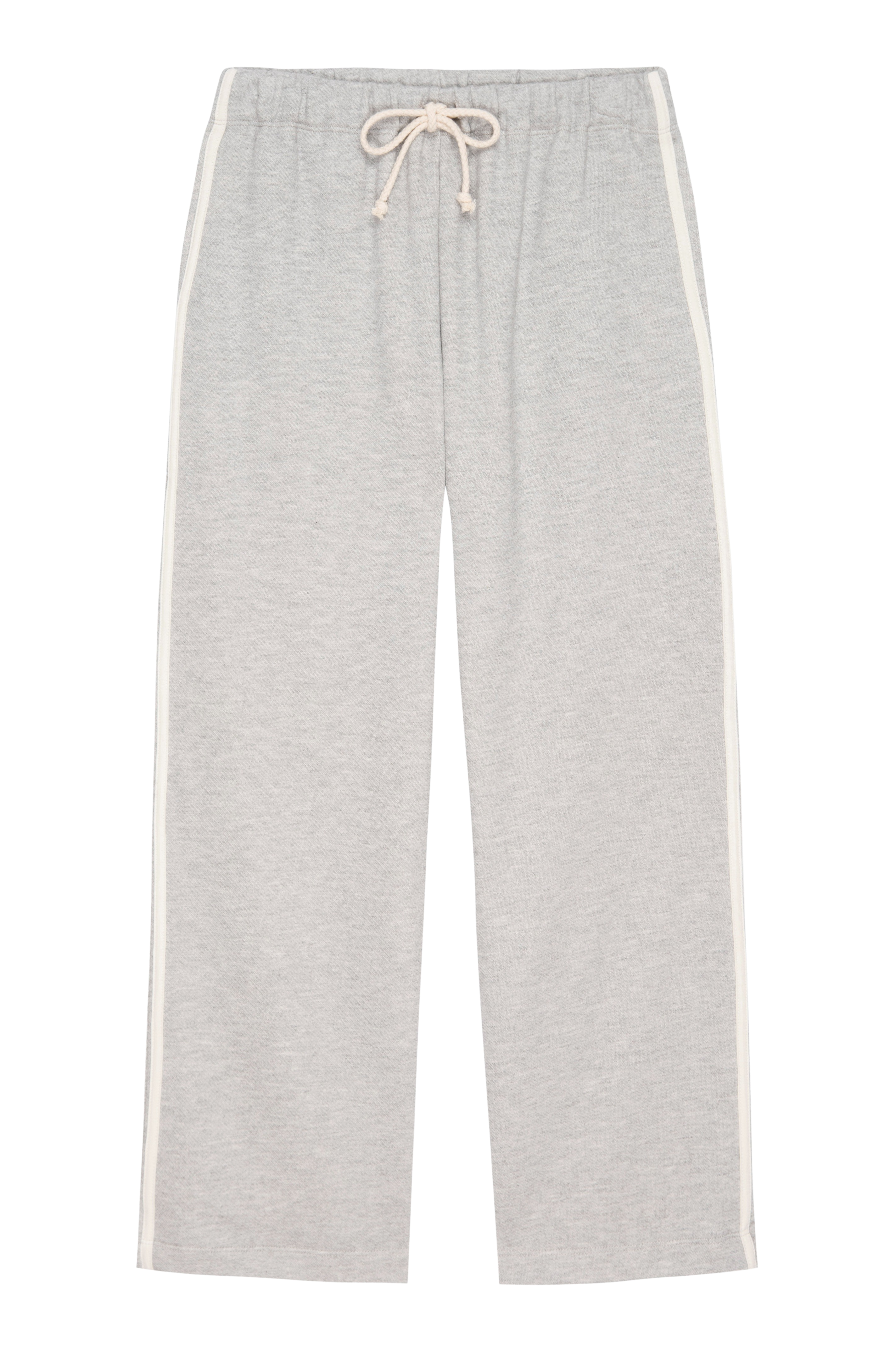 The Eco-Terry Stripe Crop Pant