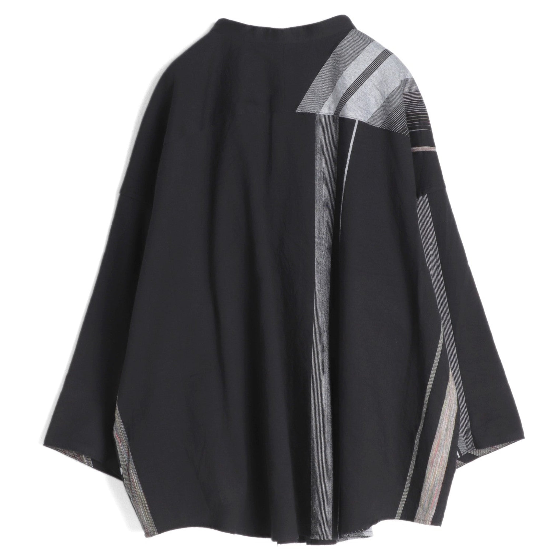 TAMAKI NIIME Mandarin Collared Shirt - Electric Night