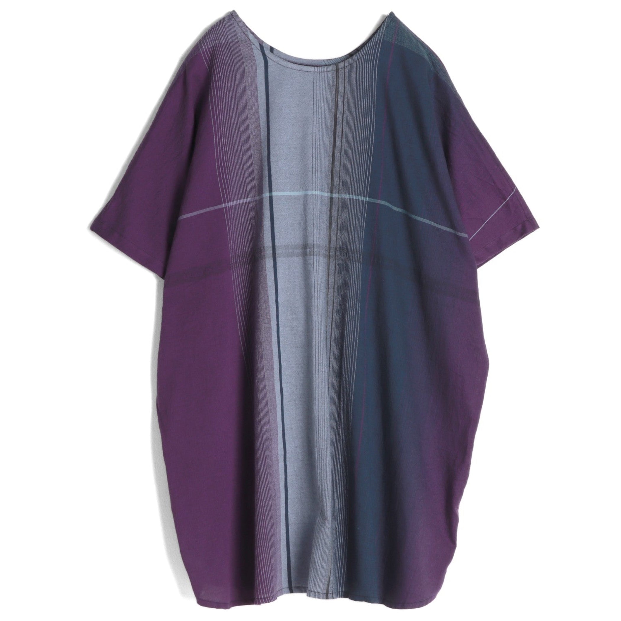 Tamaki Niime Striped Tunic - Hydrangea