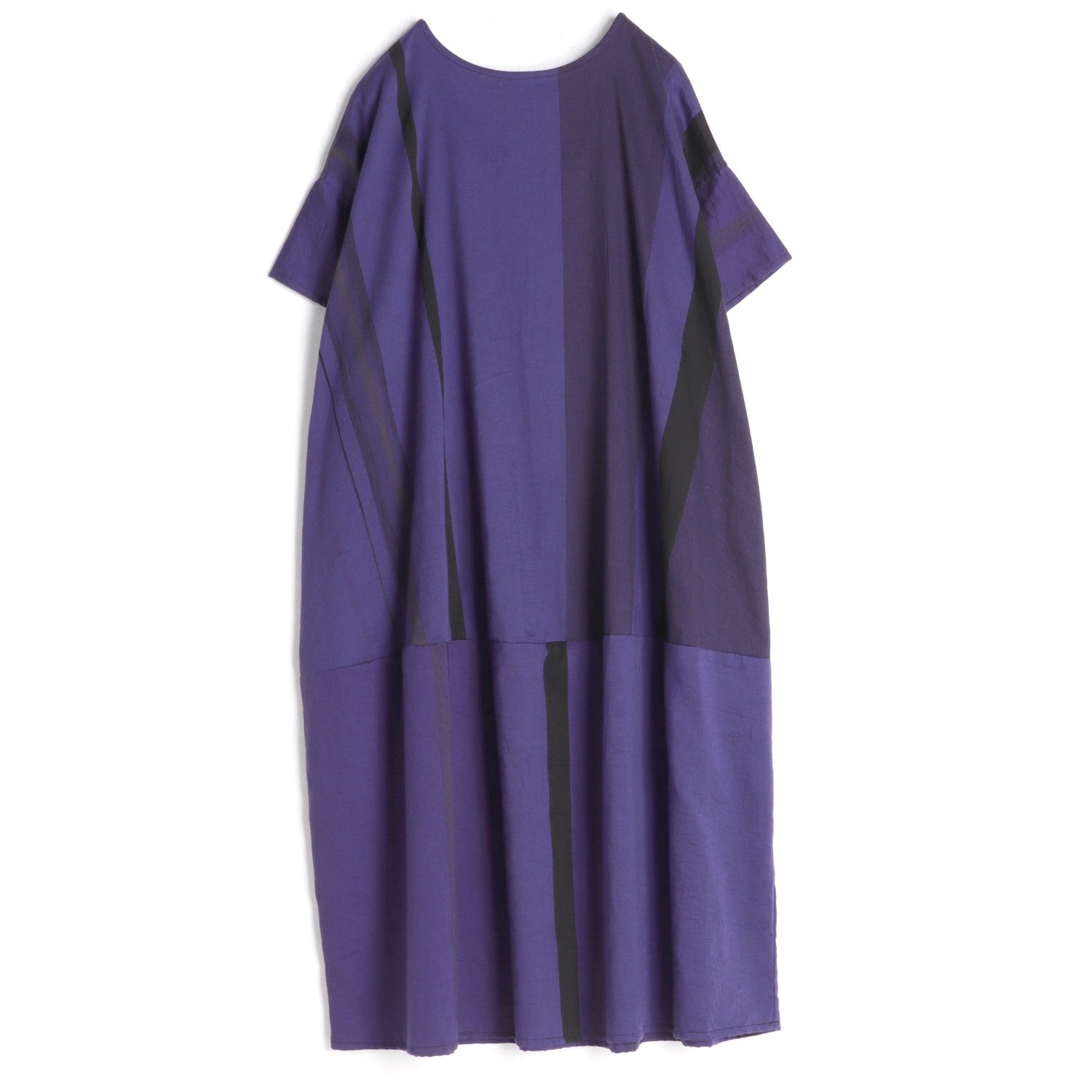 TAMAKI NIIME Short Sleeved Pocket Dress - Purple Vision