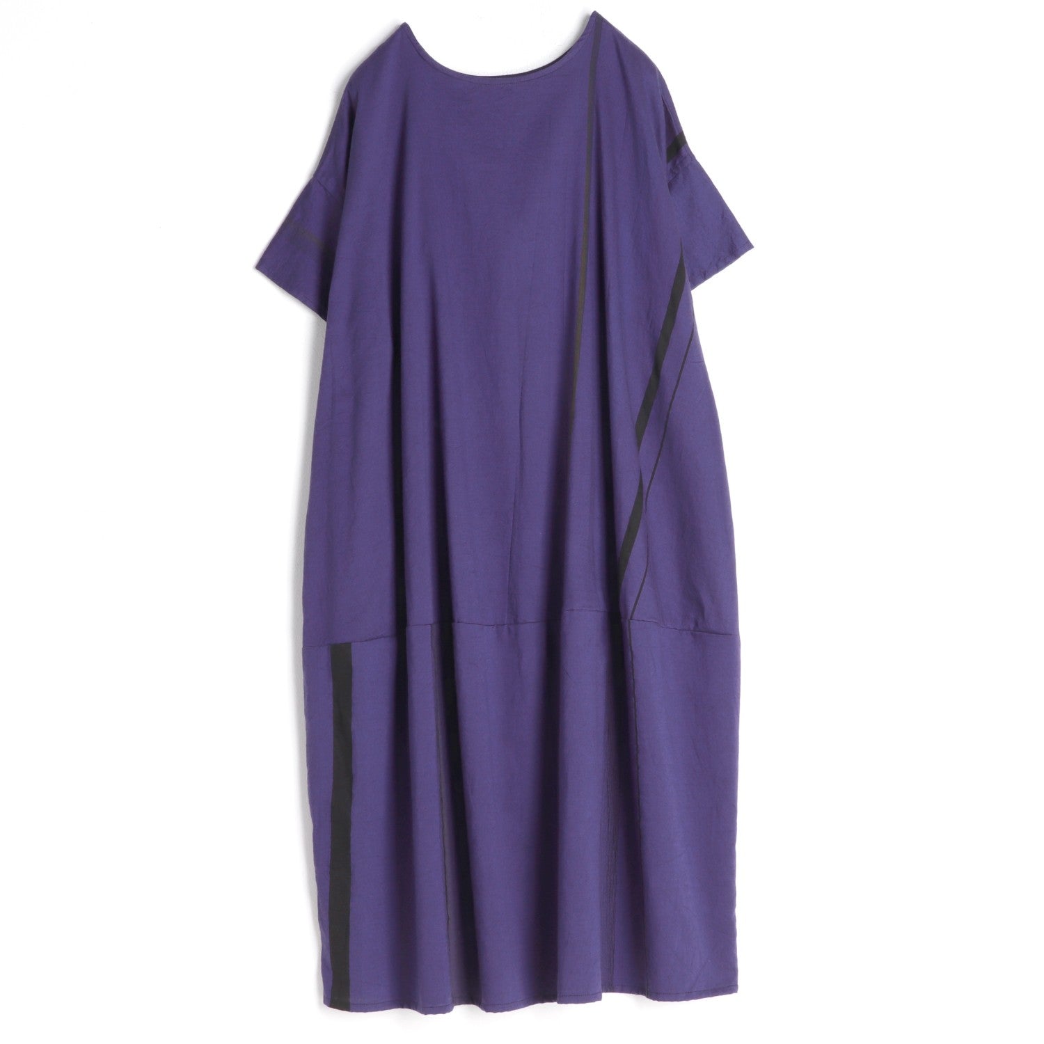 TAMAKI NIIME Short Sleeved Pocket Dress - Purple Vision