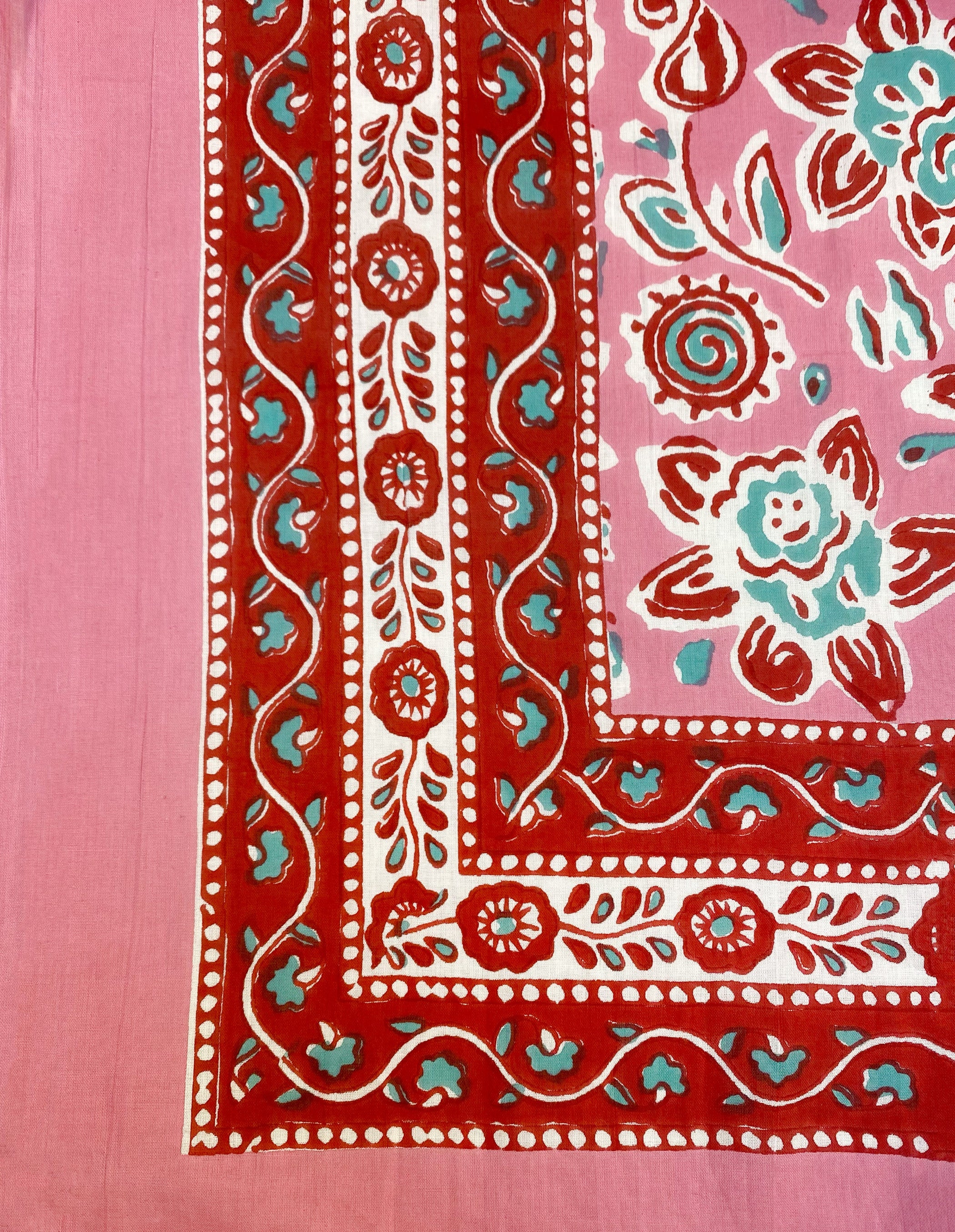 Cotton Block Printed Scarf - #11