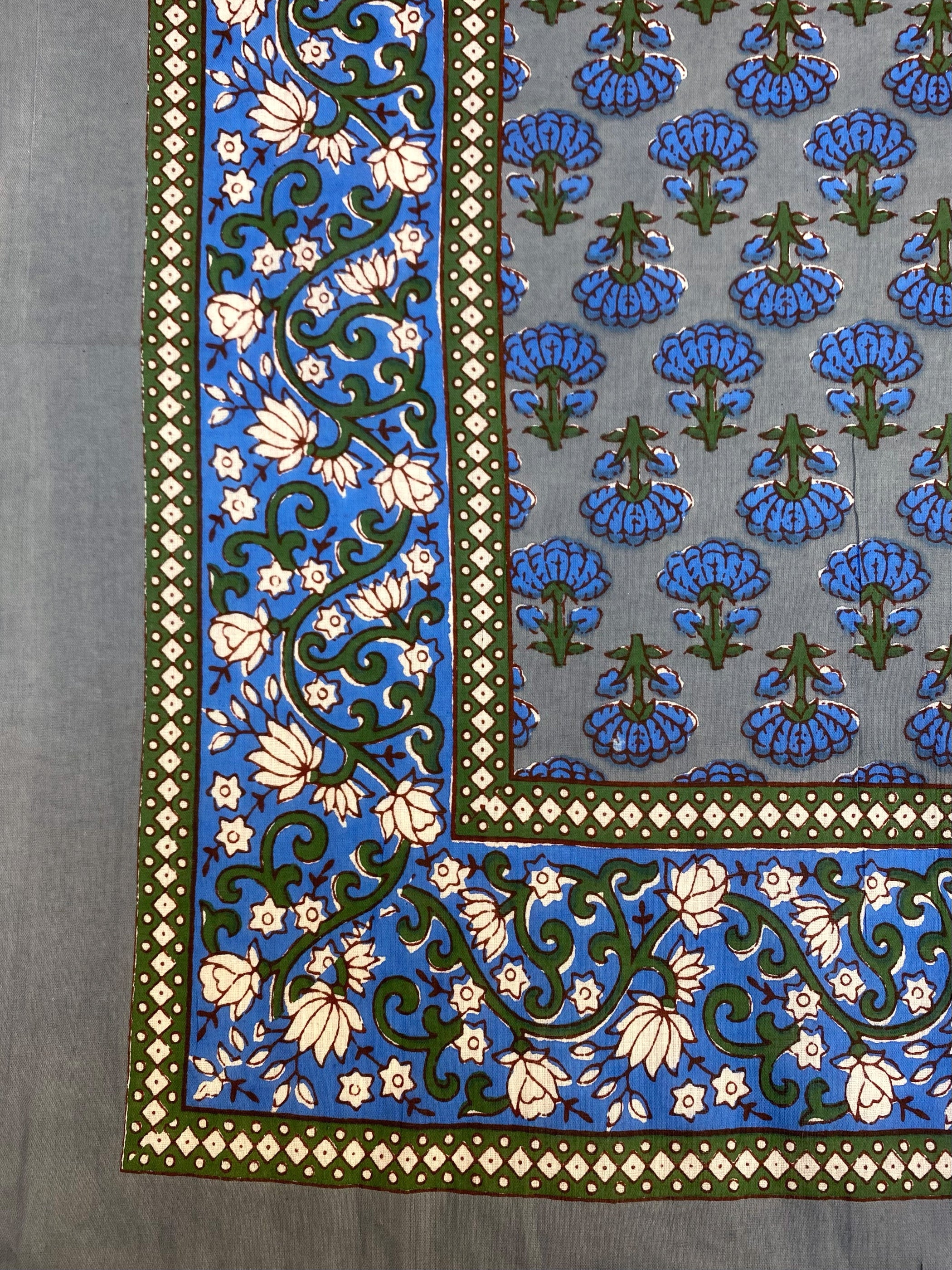 Cotton Block Printed Scarf - #13
