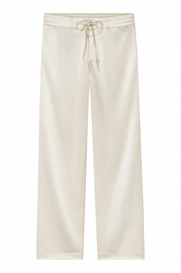 The Silk Stretch Board Pant Creme
