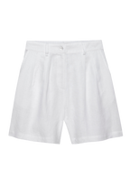 The Linen Pleated Short