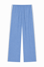 The Linen Crop Stripe Pant