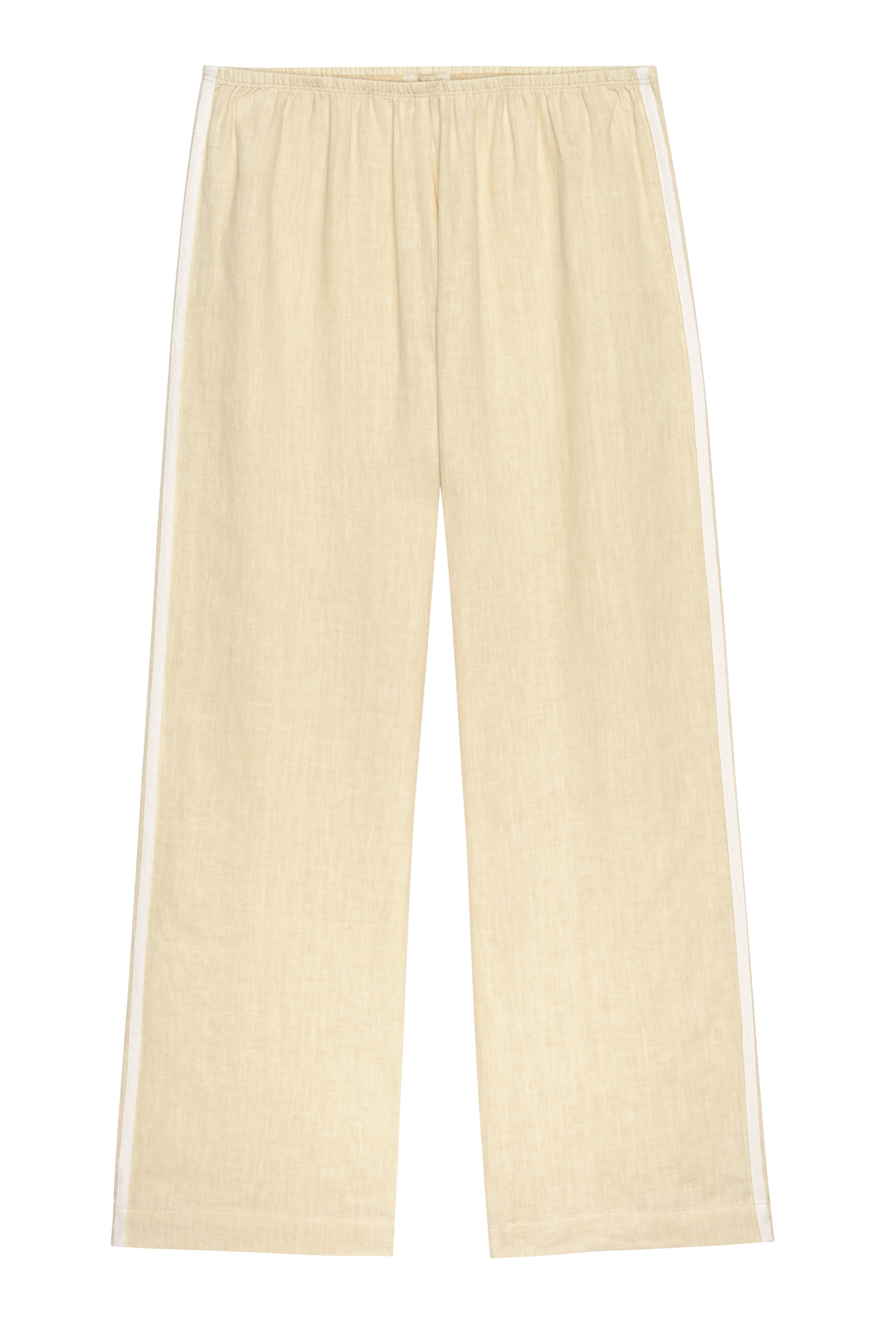 The Linen Crop Stripe Pant