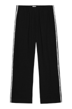 The Linen Crop Stripe Pant