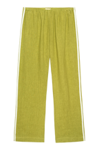 The Linen Crop Stripe Pant