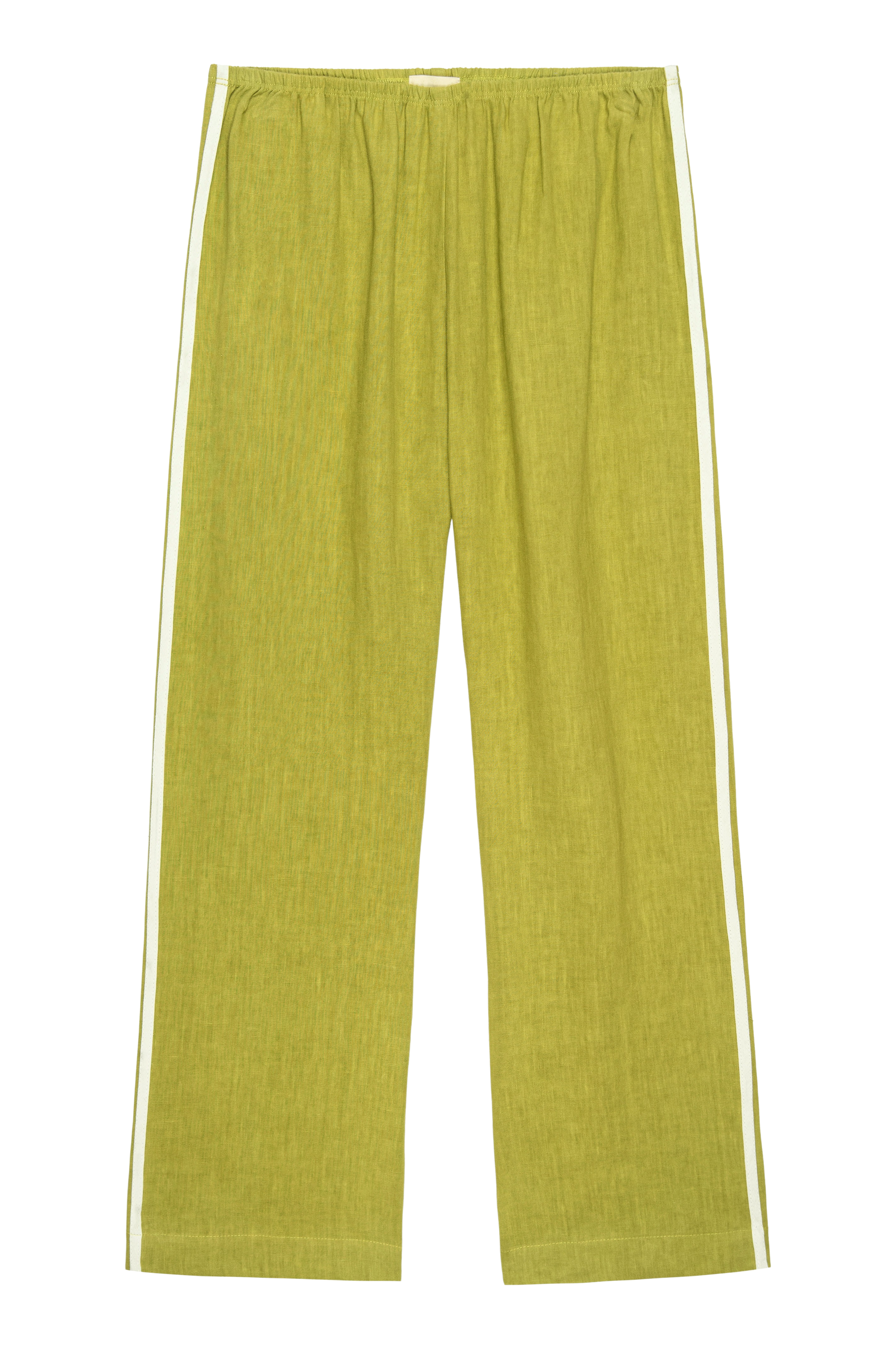 The Linen Crop Stripe Pant