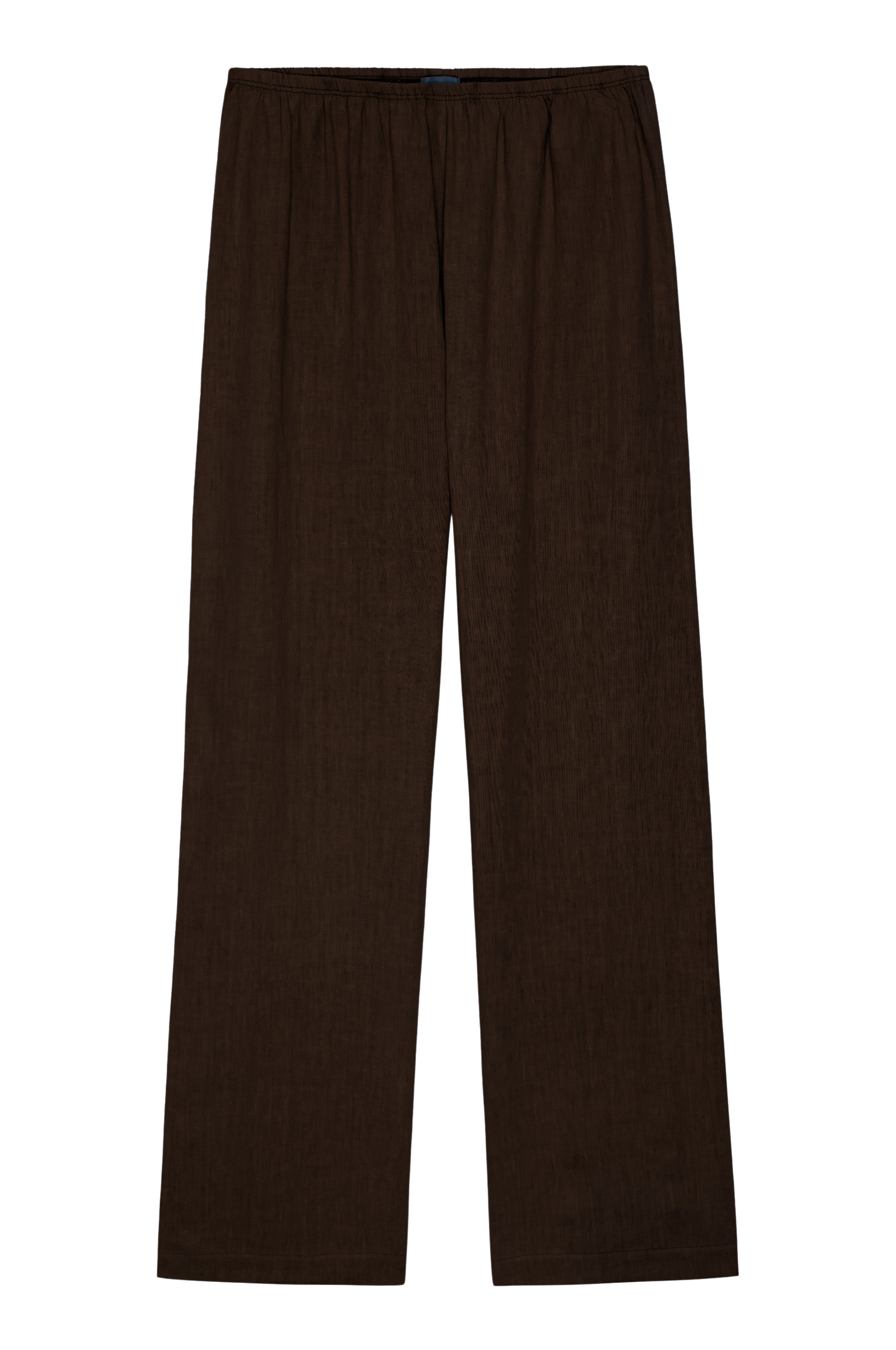 The Linen Simple Pant Espresso.