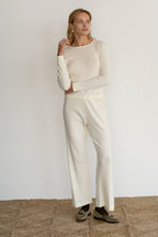The Pointelle Long Sleeve