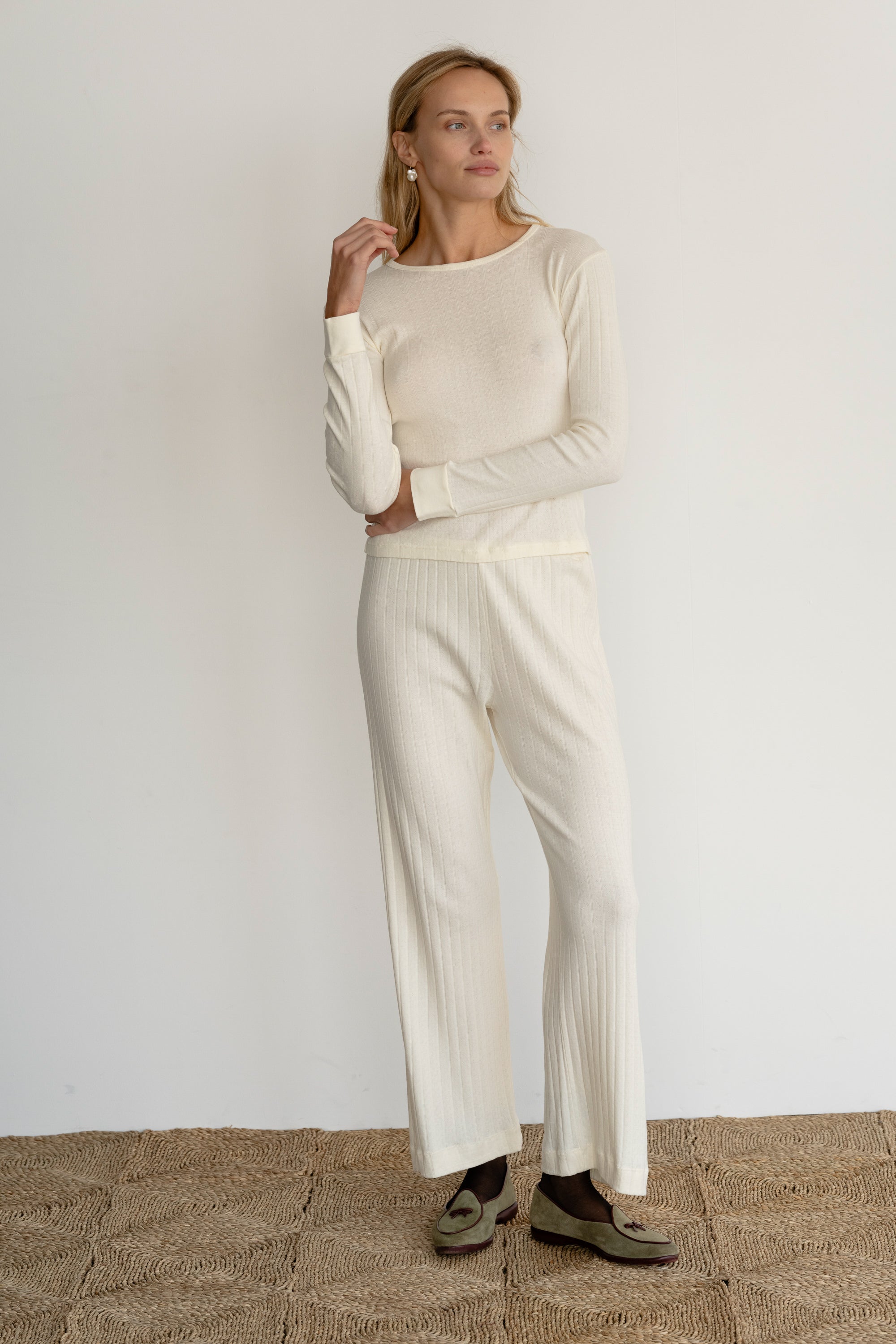 The Pointelle Long Sleeve