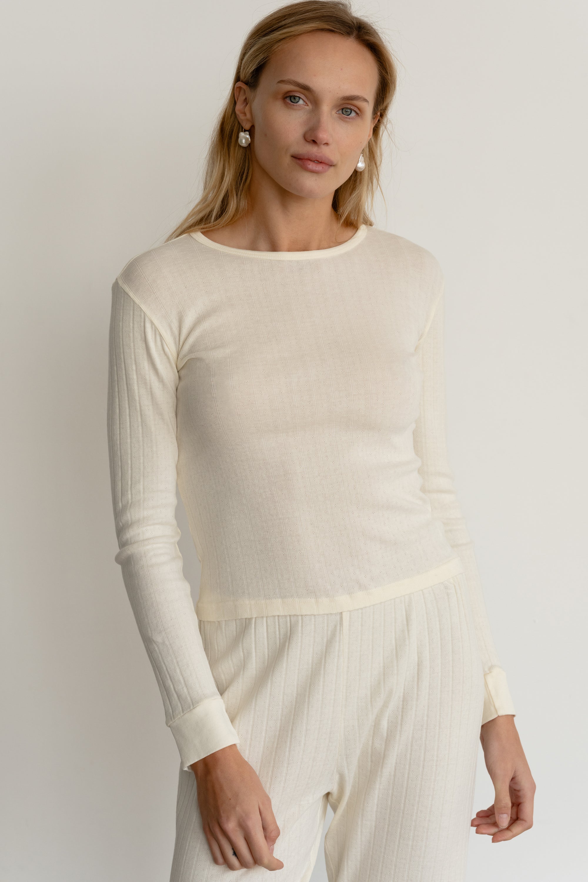 The Pointelle Long Sleeve