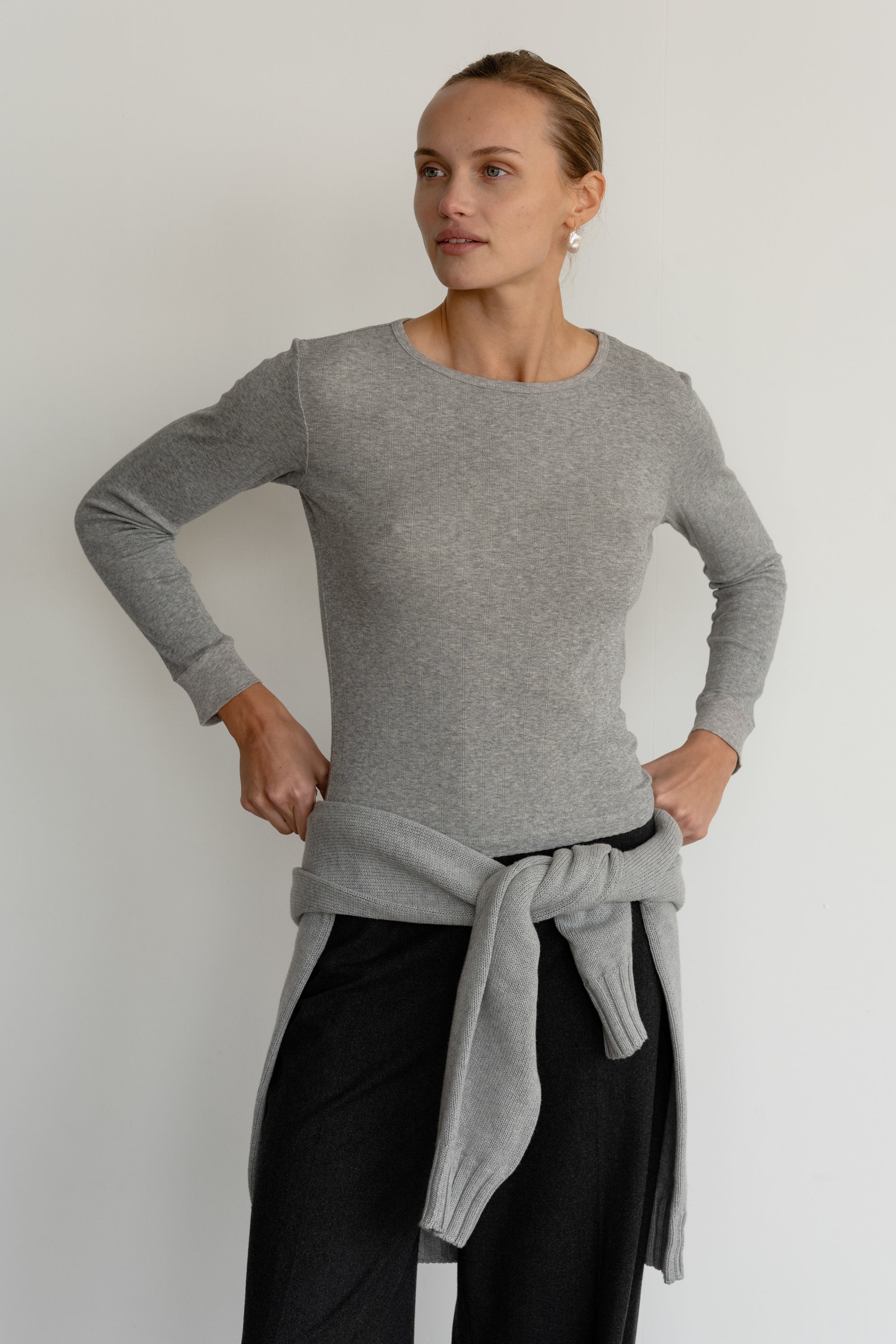 The Pointelle Long Sleeve