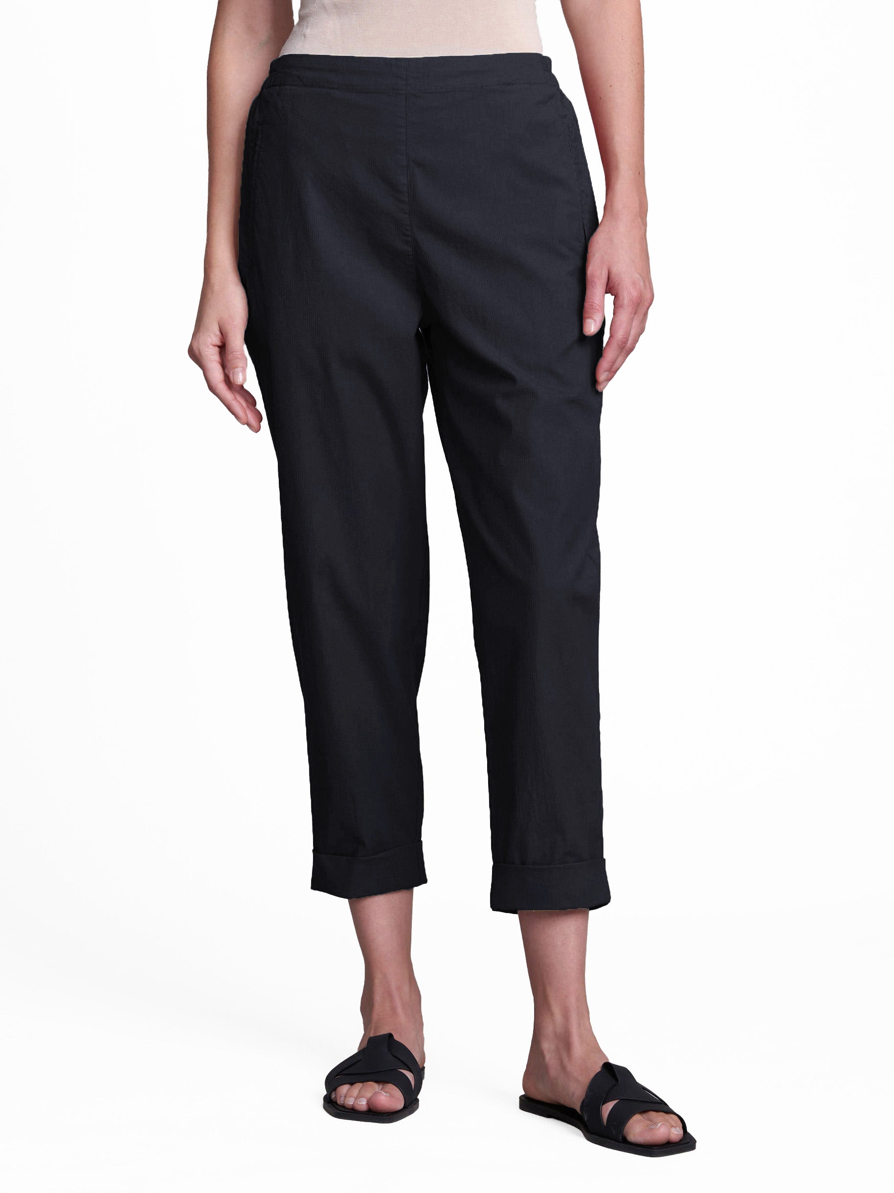 ELEMENTE CLEMENTE Slim Pant in Organic Cotton Stretch in Deep Night