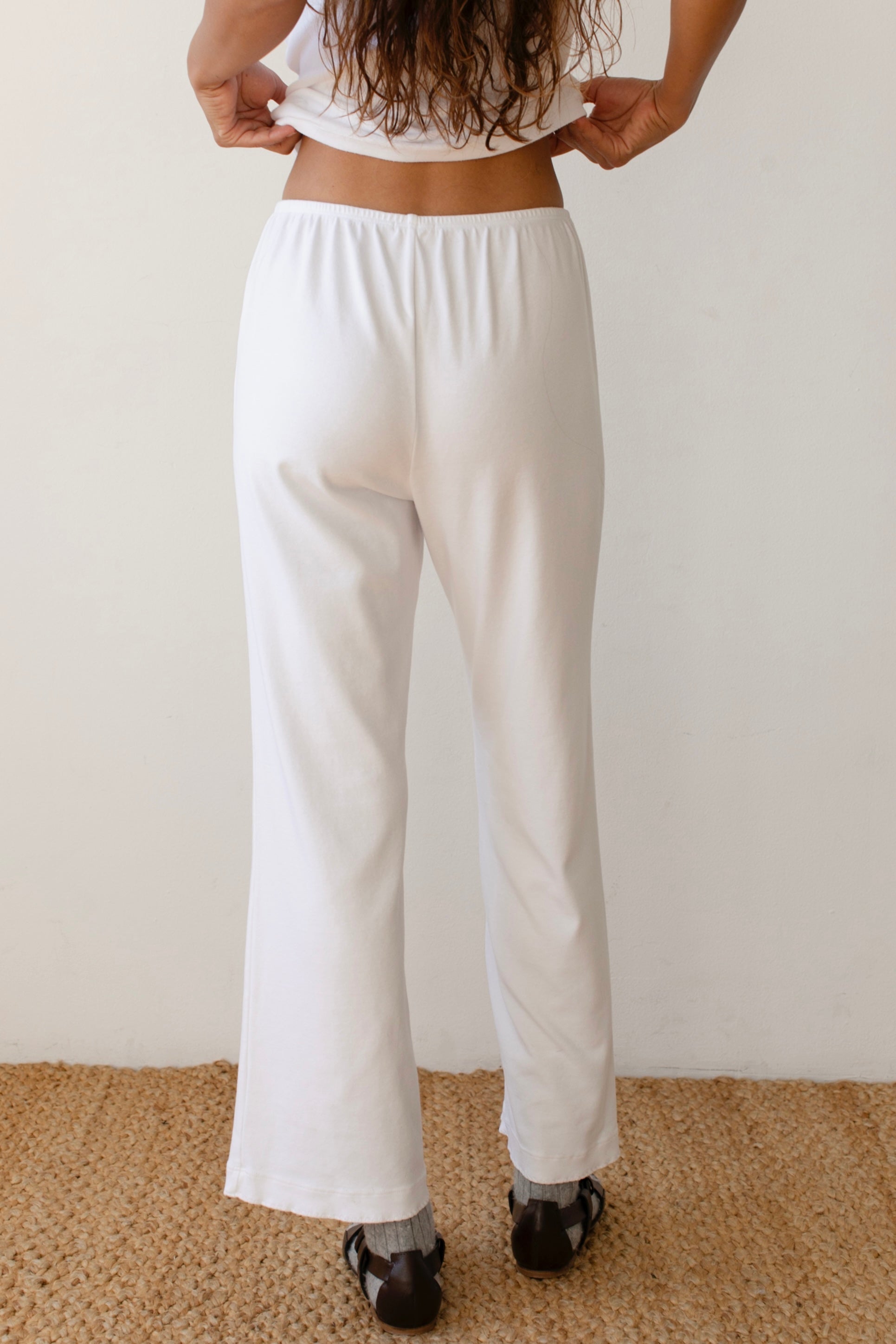 The Baby Rib Scallop Pant
