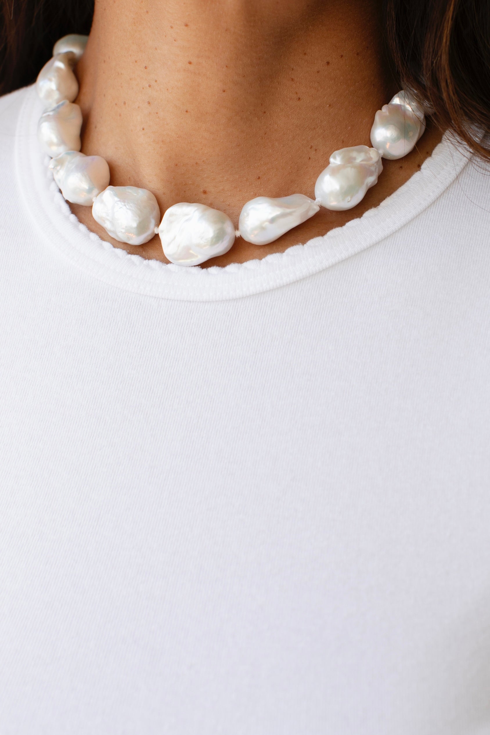 The Baby Rib Scallop Long Sleeve