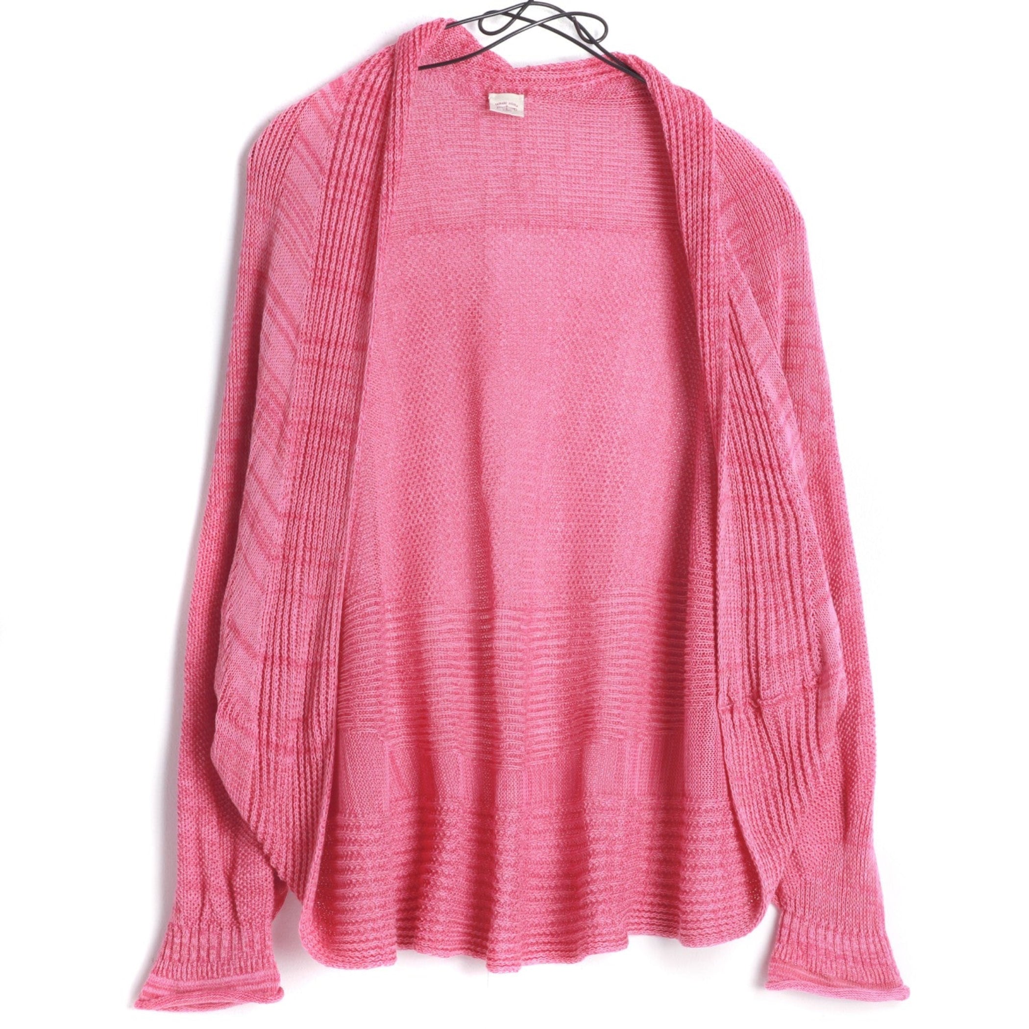 Tamaki Niime Lightweight Knit Bolero - Pink Dahlia