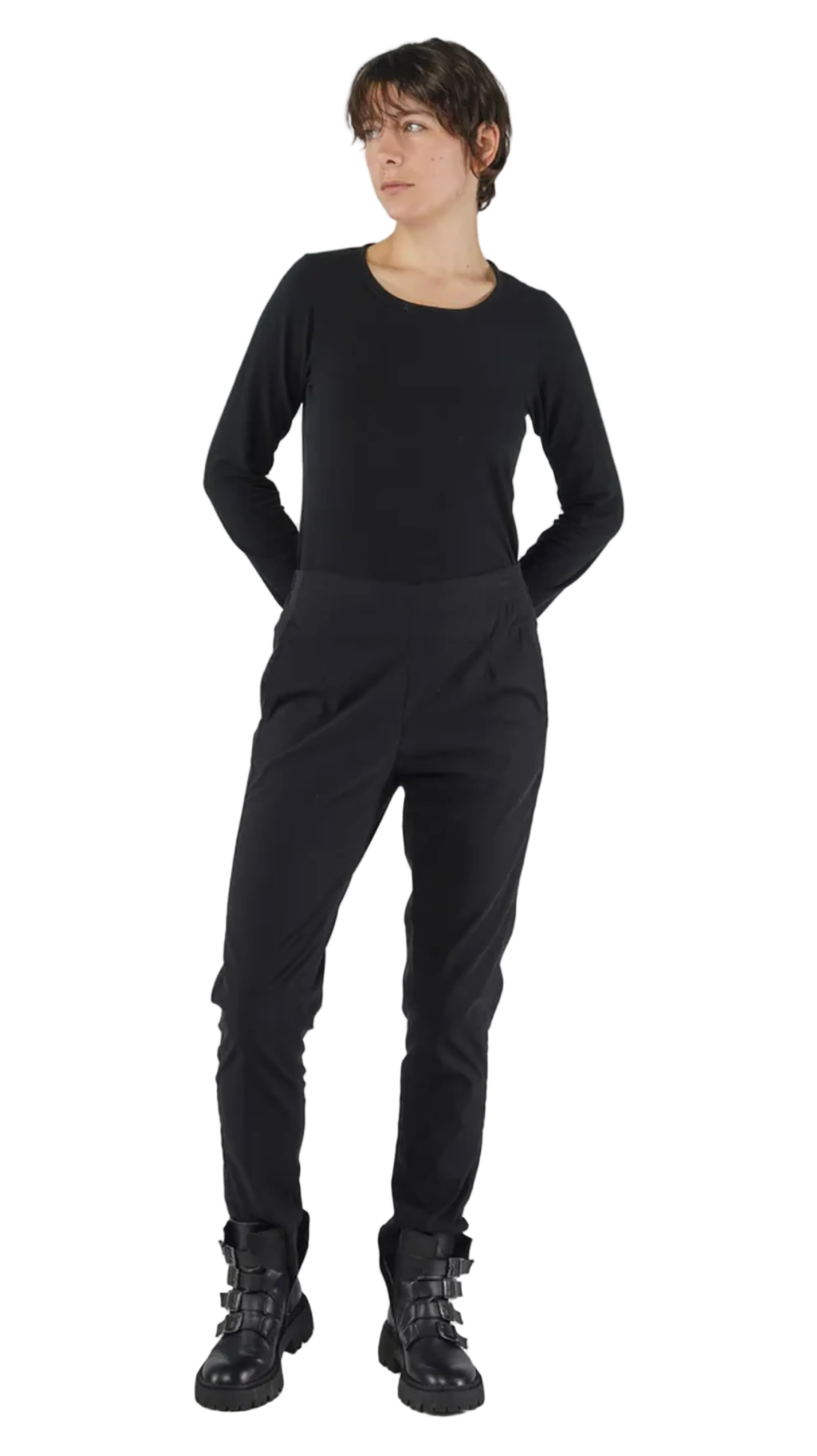 RUNDHOLZ Black Label Tapered Pant in Dark Grey