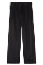 The Silk Stripe Crop Pant