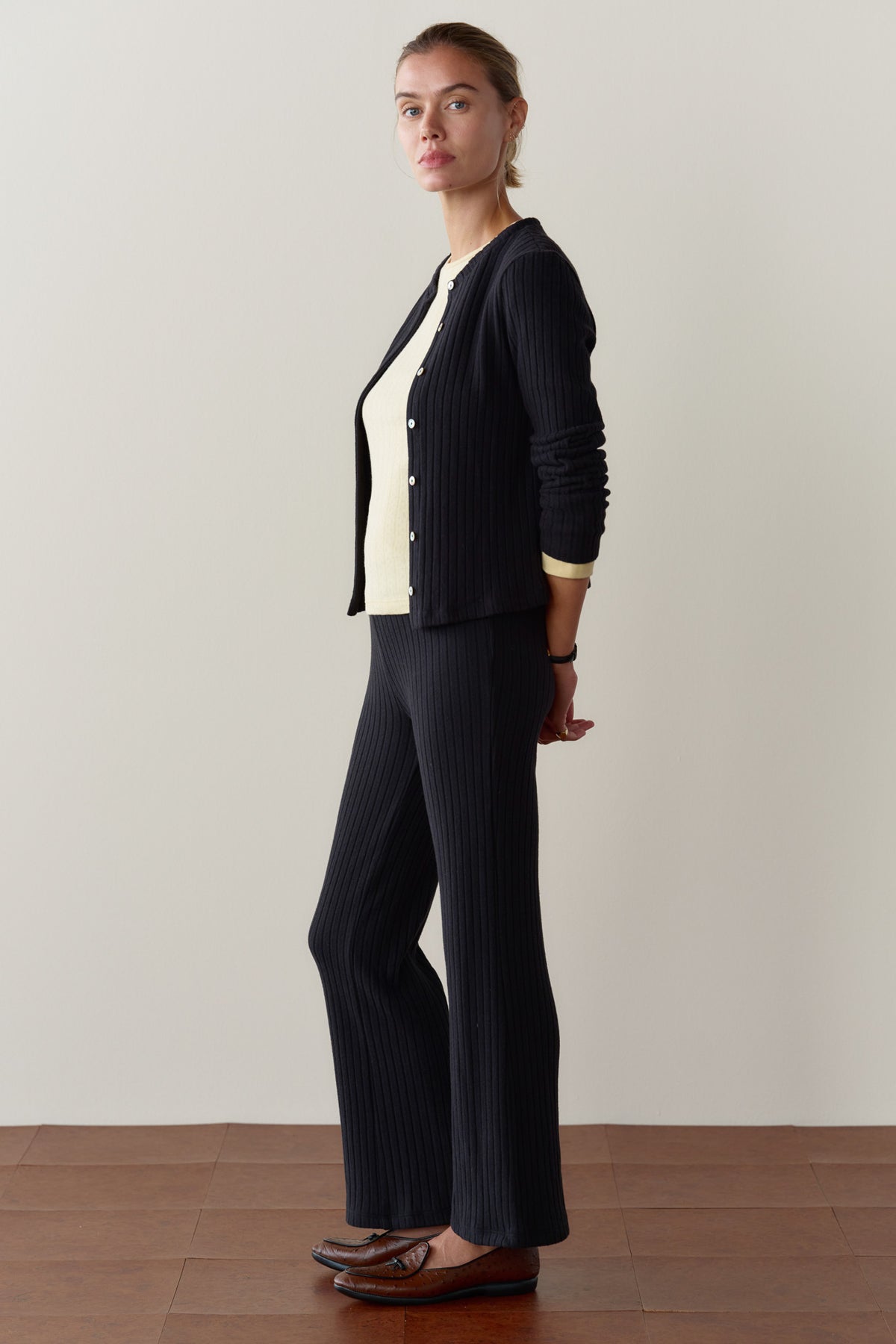 The Sweater Rib Kick Flare