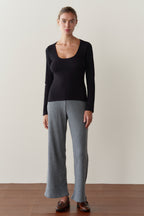 The Sweater Rib Simple Pant
