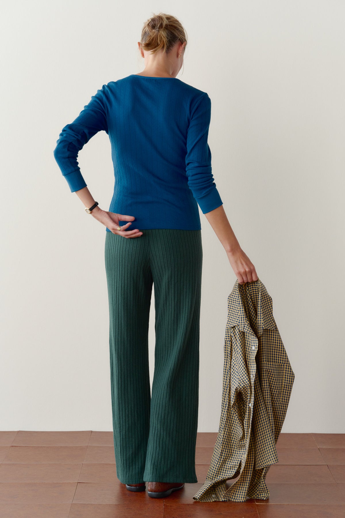 The Sweater Rib Simple Pant
