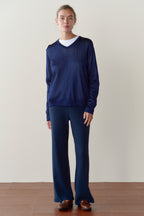 The Sweater Rib Simple Pant