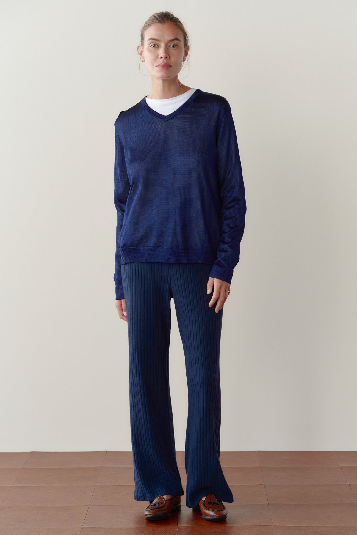 The Sweater Rib Simple Pant