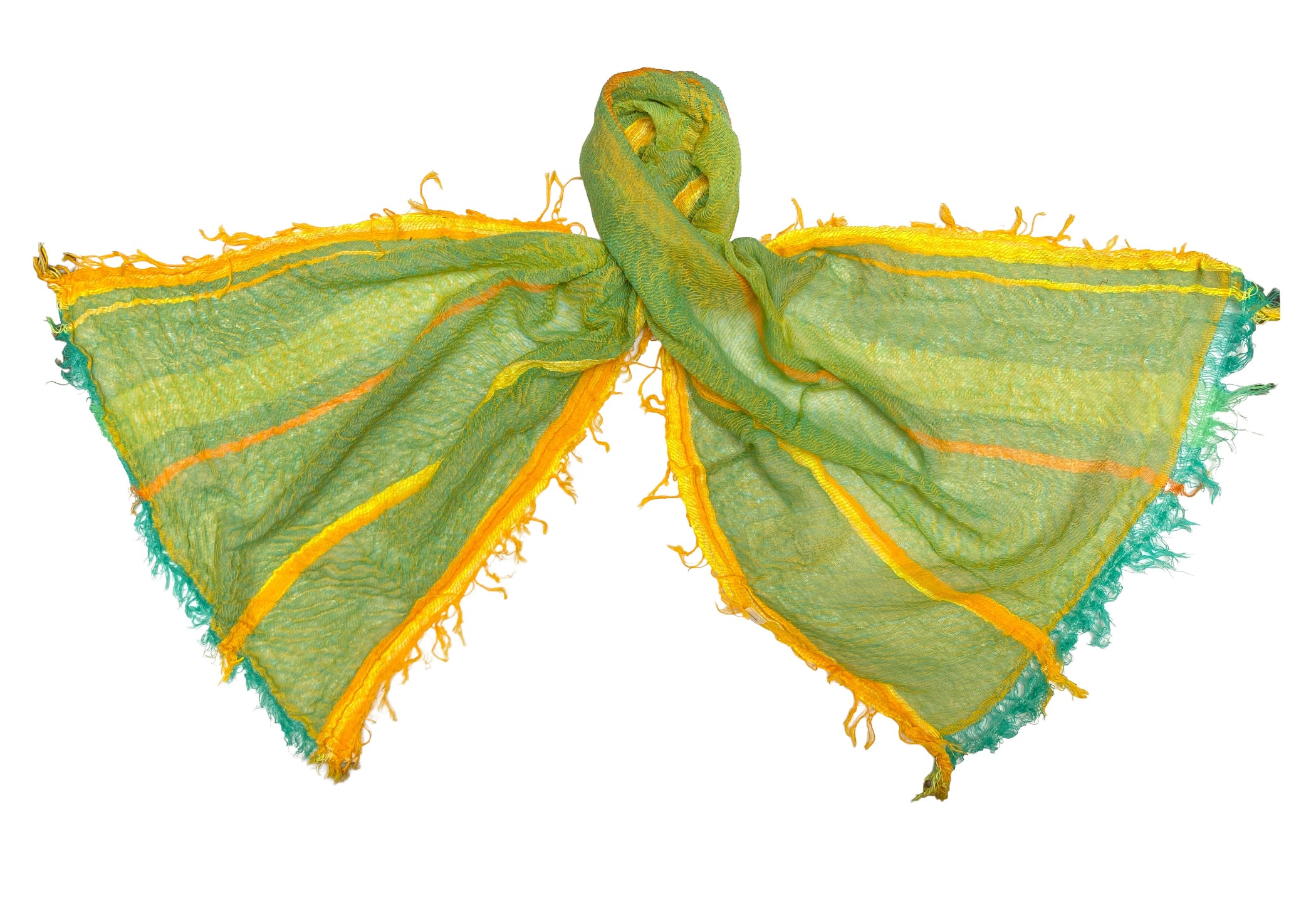 TAMAKI NIIME Small Cotton-gauze Scarf - Jungle Frog