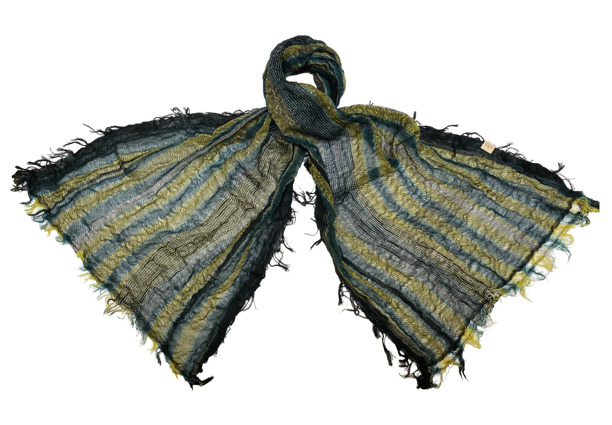 TAMAKI NIIME Small Cotton-gauze Scarf - Moss Lagoon