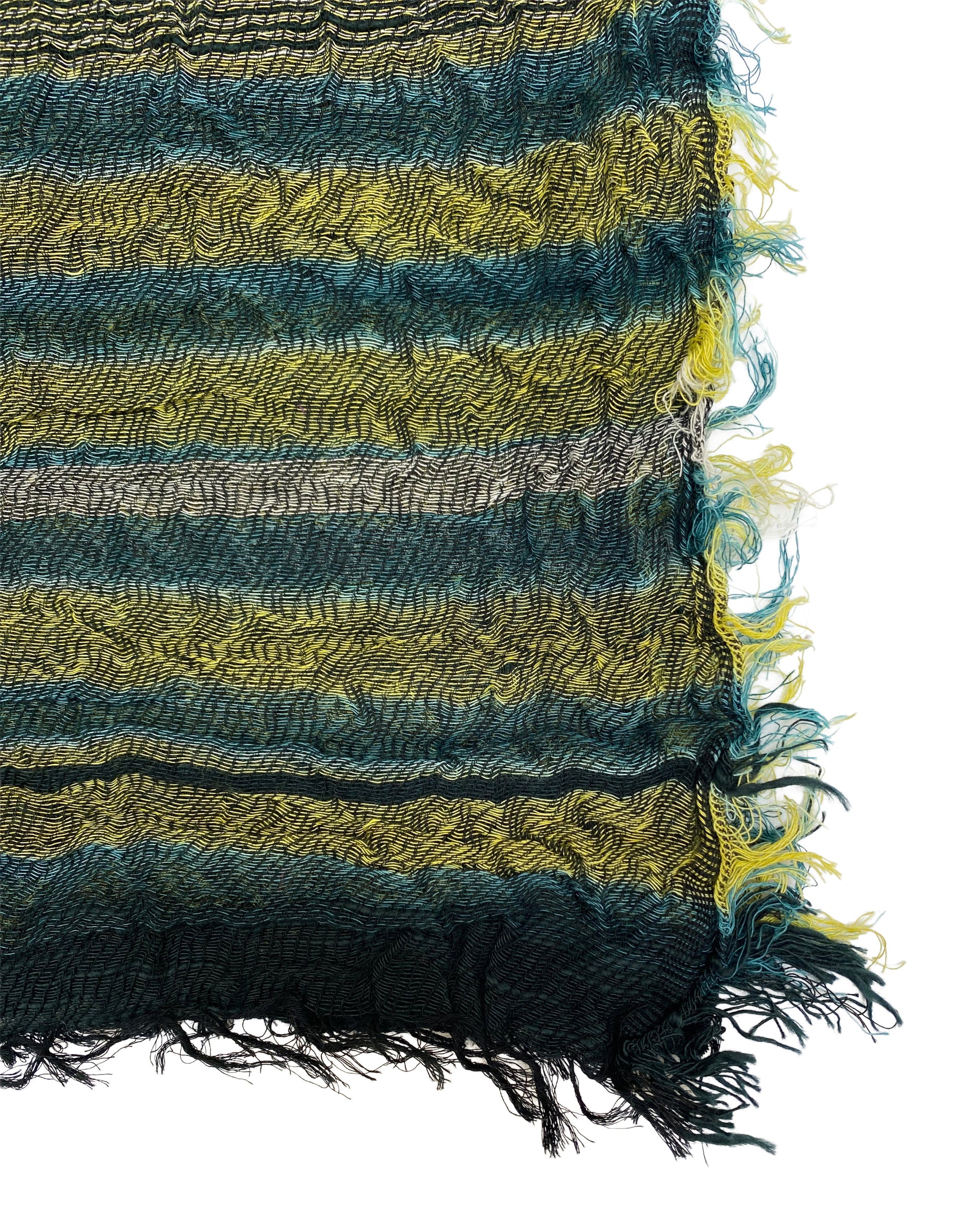 TAMAKI NIIME Small Cotton-gauze Scarf - Moss Lagoon