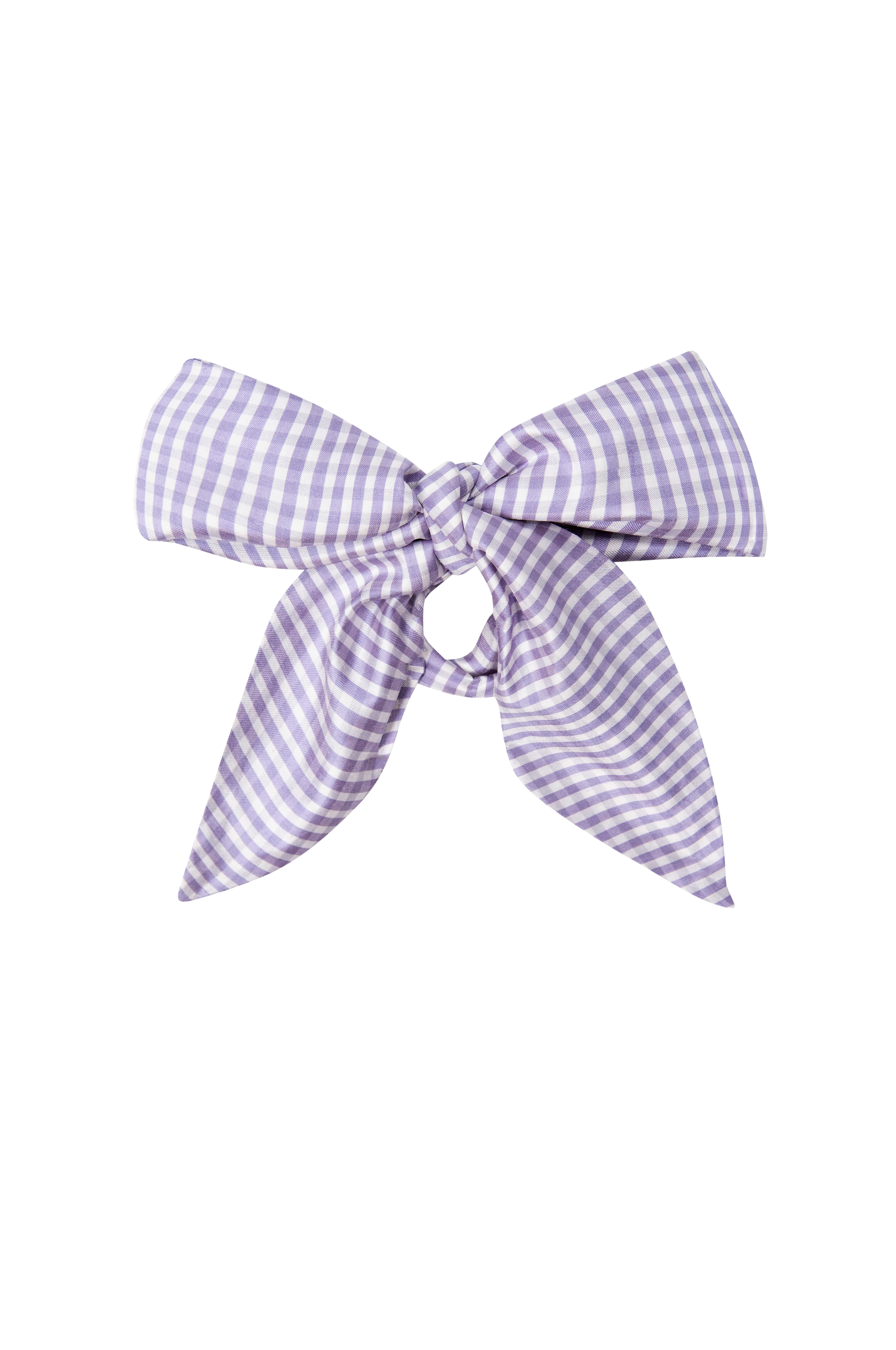 The Taffeta Bow Taro Gingham.
