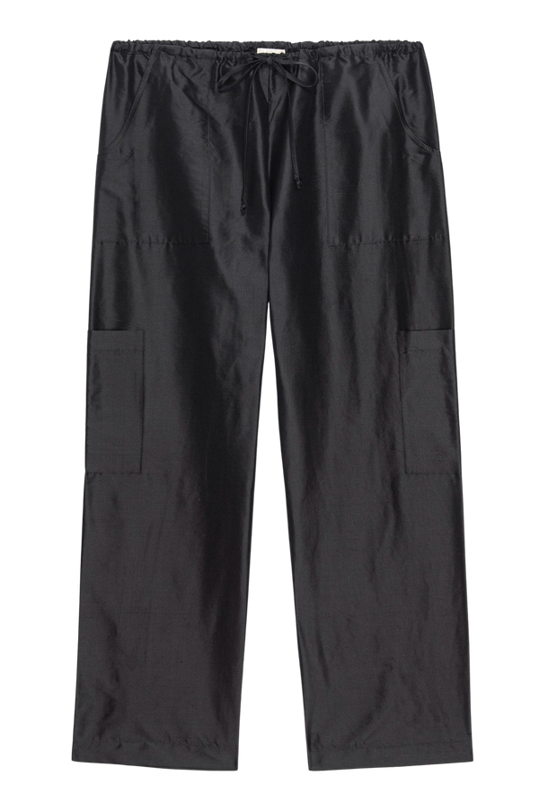 The Silk Taffeta Cargo Pant