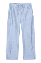 The Taffeta Drawstring Cargo Pant Cornflower.
