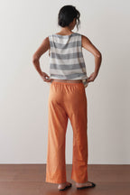 The Eyelet Pop Simple Crop Pant