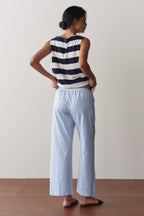 The Eyelet Pop Simple Crop Pant