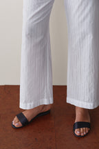 The Eyelet Pop Simple Crop Pant