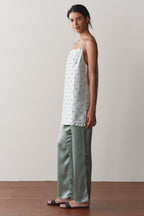 The Silk Lace Simple Pant