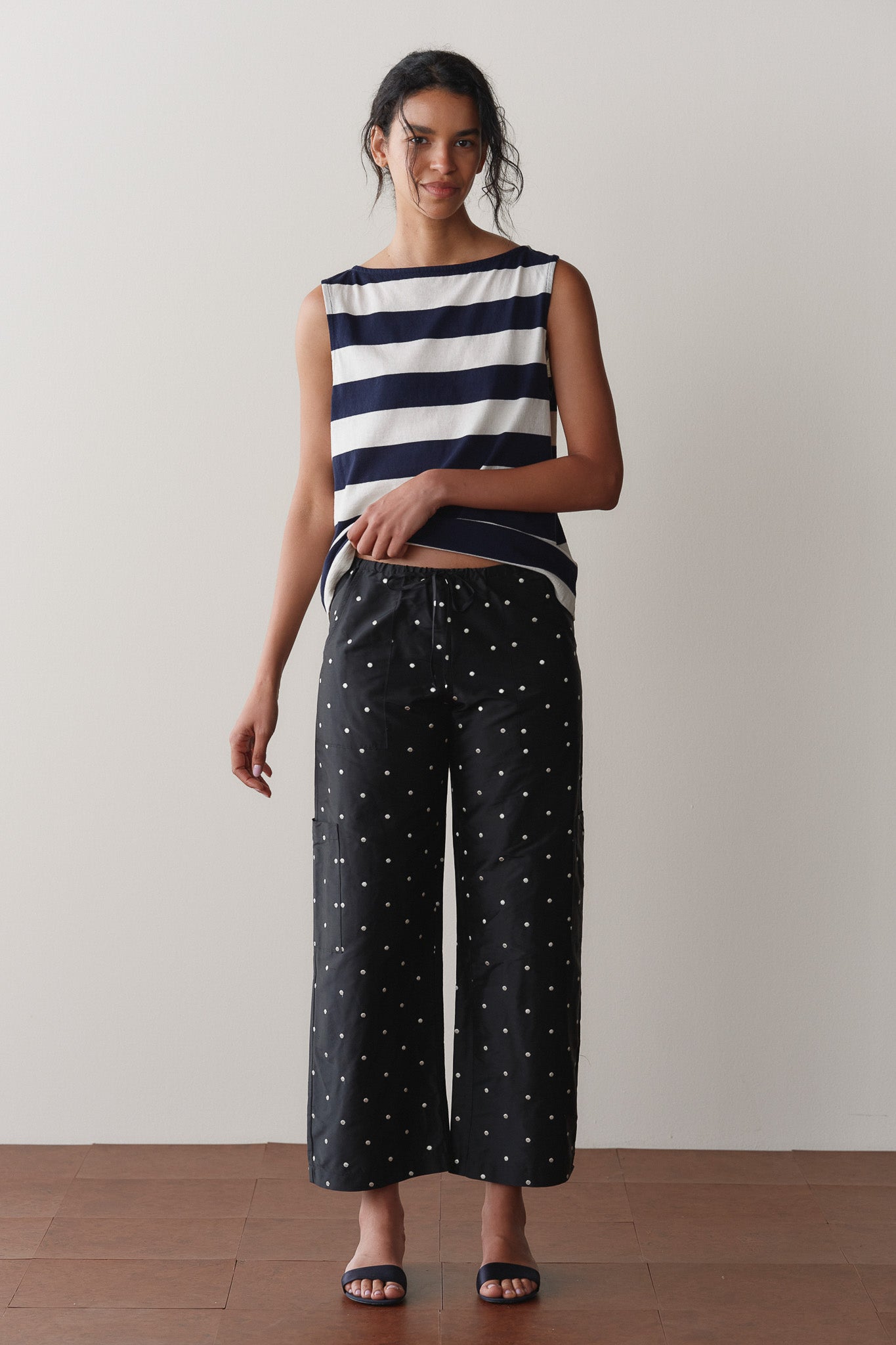 The Silk Taffeta Cargo Pant