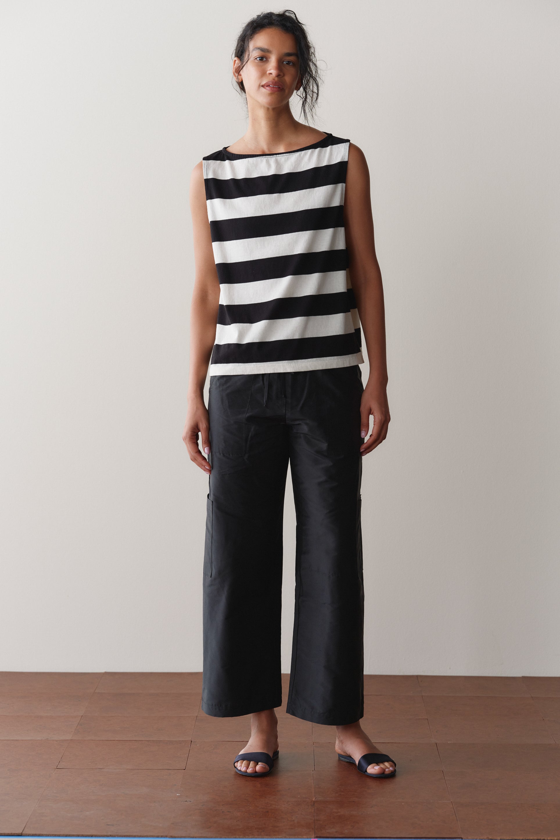 The Silk Taffeta Cargo Pant