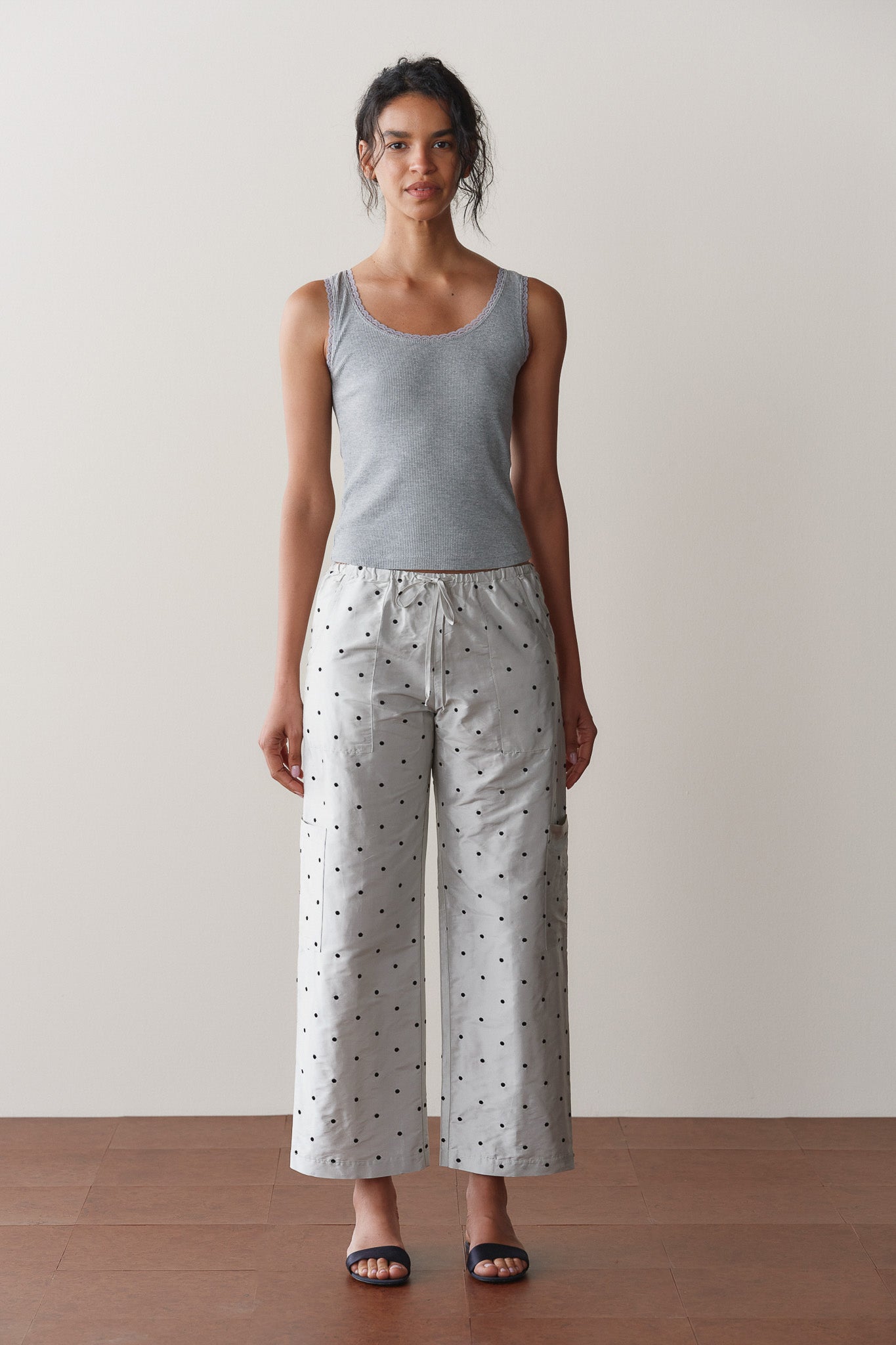 The Silk Taffeta Cargo Pant