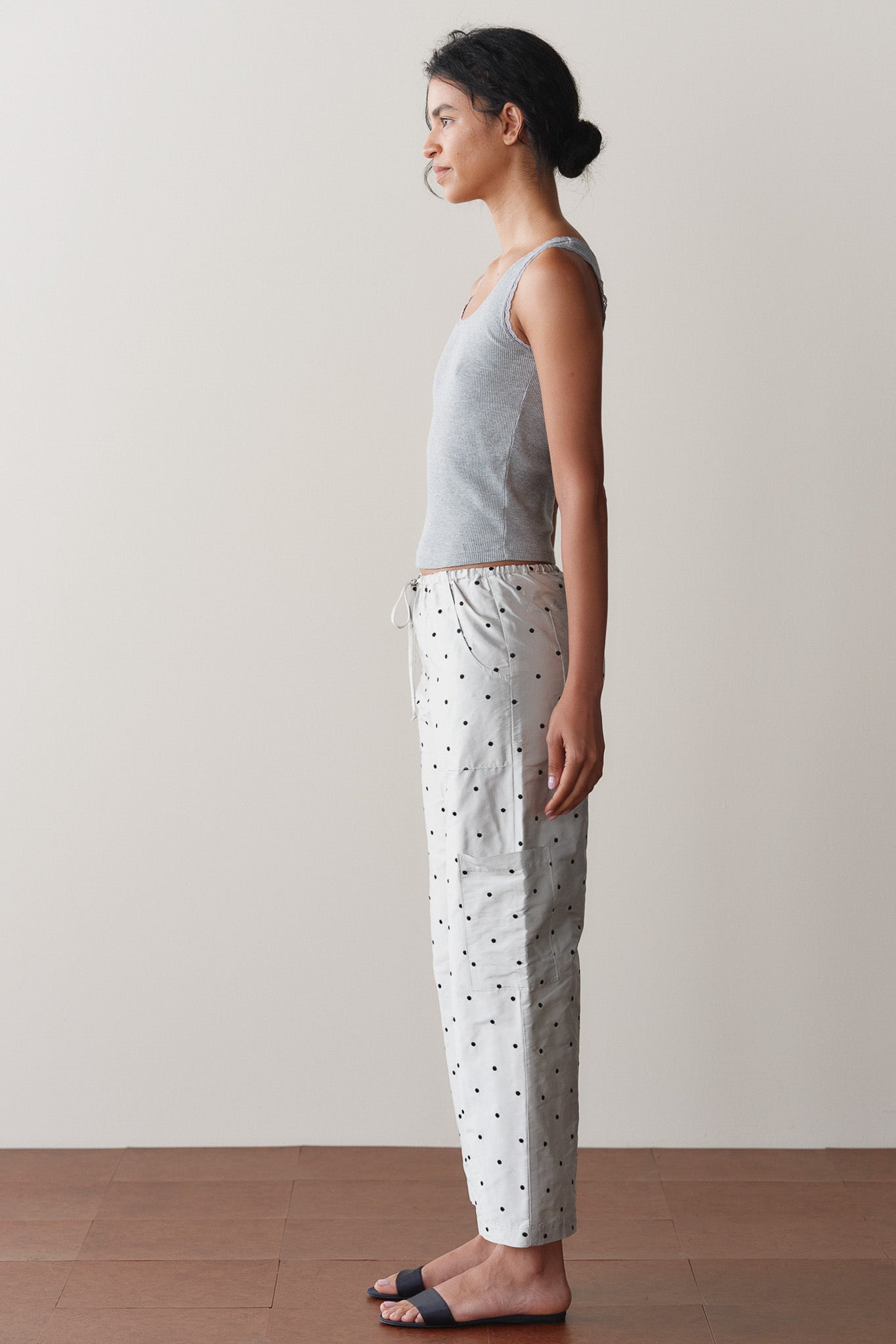 The Silk Taffeta Cargo Pant