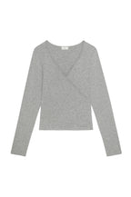 The Baby Rib Criss Cross Long Sleeve